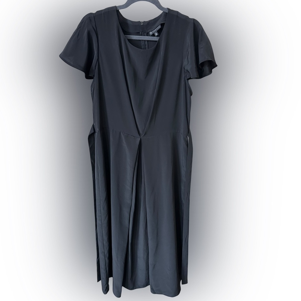 Bobeau Black Midi Dress size L
